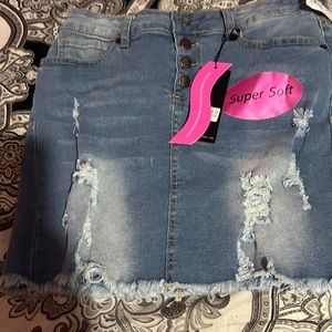 Denim skirt